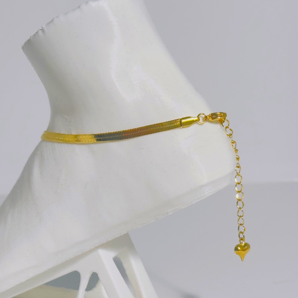 Flats snake bone anklet